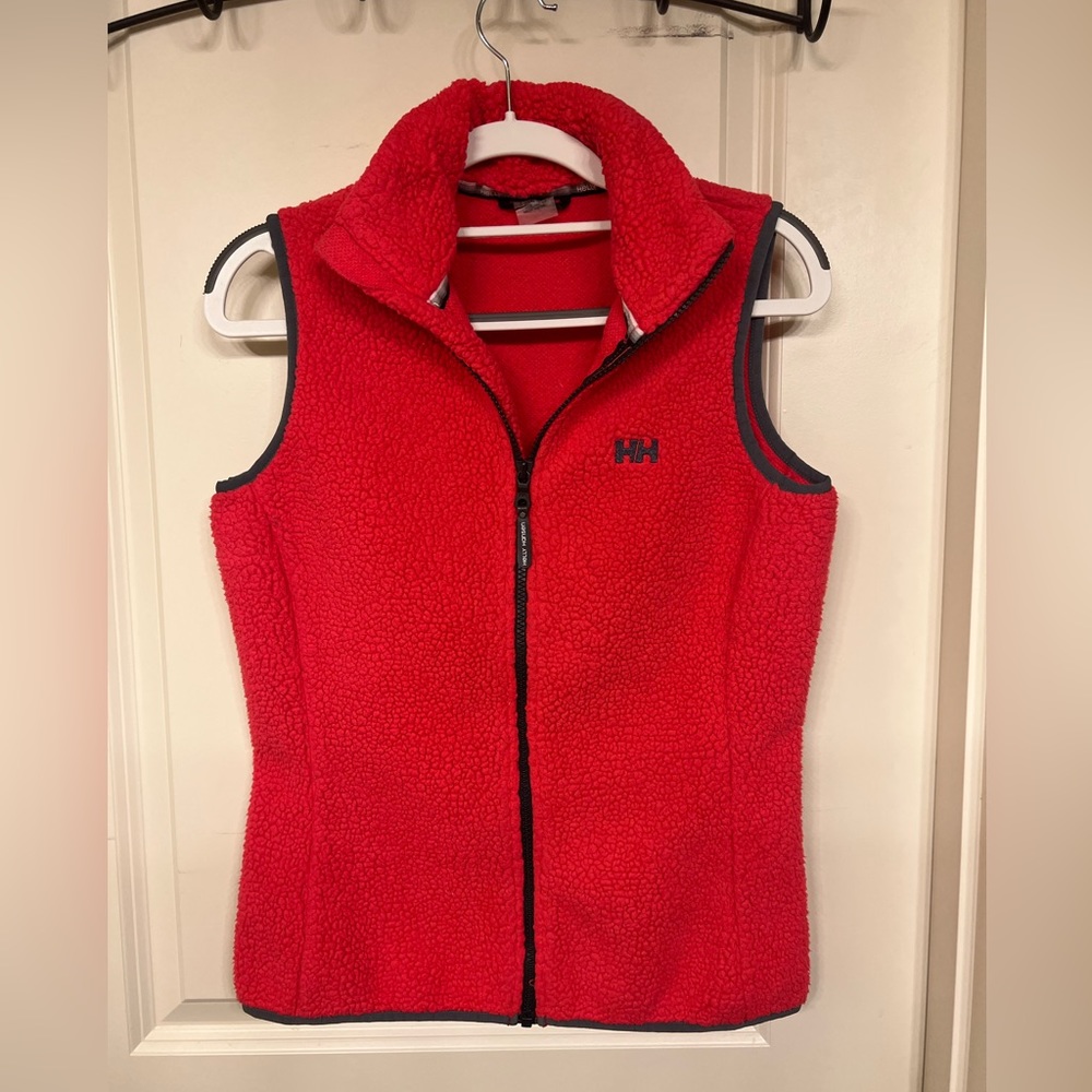 Helly Hansen Dark Pink Fleece Zip-Up Vest